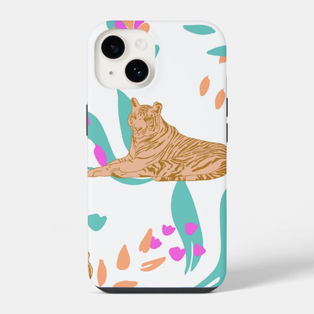 Funda Para iPhone Desfile Tiger (Reverso )
