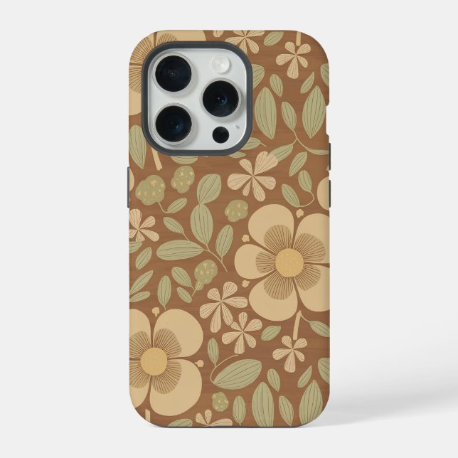 Funda Para iPhone Deslumbramiento floral rústico (Reverso )