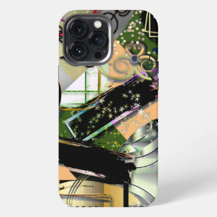 Funda Para iPhone 13 Pro Max Desorden de objetos y símbolos de diseño con efect
