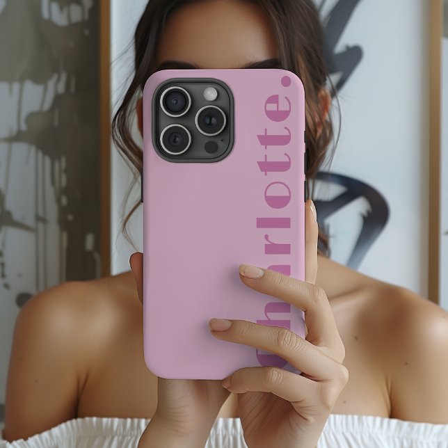 Funda Para iPhone Despedida de soltera | Nombre de guion moderno Bod (bridesmaid gift, daughter gift, sister gift, best friend gift, teenager gift, birthday  gift for her)