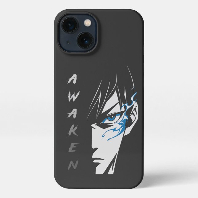 Funda Para iPhone DESPERTAR - Camiseta Anime de media cara (Reverso )