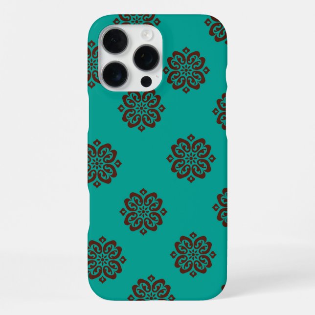 Funda Para iPhone "Desplazamientos de Crimson - Elegancia audaz" (Reverso )