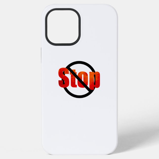 Funda Para iPhone Detener funda de iPhone Case-Mate (Reverso )