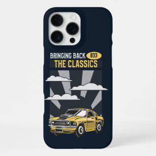 Funda Para iPhone 16 Pro Max Devolver el coche clásico del músculo retro
