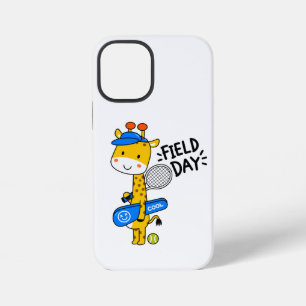 Funda Para iPhone 12 Mini Día de Campo de Tenis de Jirafa Adorable – Persona