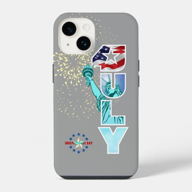Funda Para iPhone Día de la Independencia (Reverso )