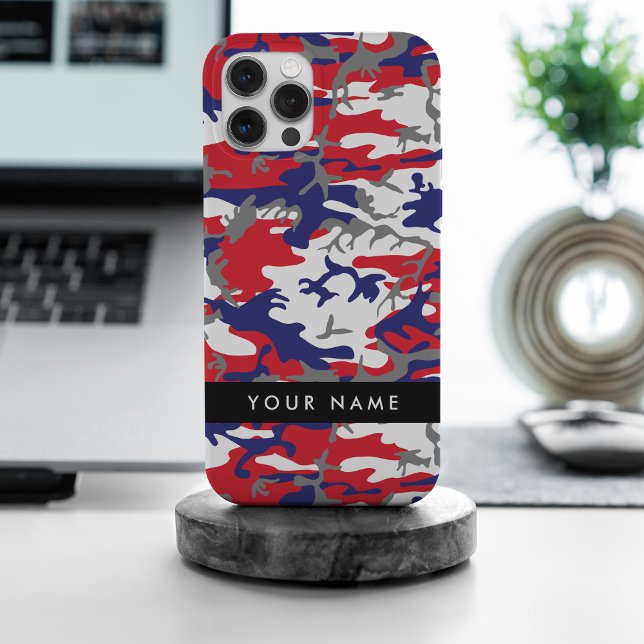 Funda Para iPhone Día de la Independencia Camuflaje Su nombre Person (Subido por el creador)