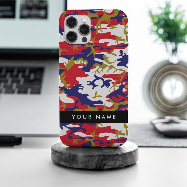 Funda Para iPhone Día de la Independencia Camuflaje Su nombre Person (Subido por el creador)