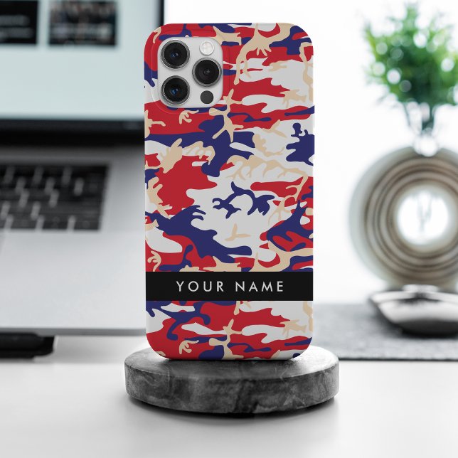 Funda Para iPhone Día de la Independencia Camuflaje Su nombre Person (Subido por el creador)