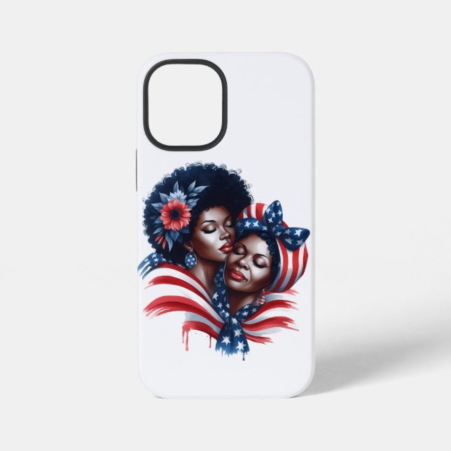 Funda Para iPhone Día de la Madre Patriótica (Reverso )