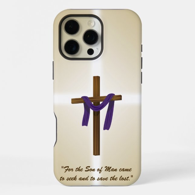 Funda Para iPhone Día de la Resurrección de la Violeta Púrpura de la (Reverso )