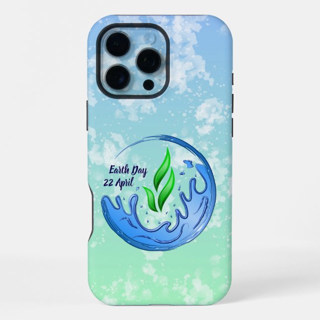 Funda Para iPhone Día de la Tierra 2025 Nuestro Poder Nuestro Planet (Reverso )