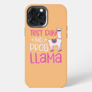 Funda Para iPhone 13 Pro Max Día de prueba sin problema llama Llama Día de prue
