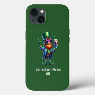 Día de San Patricio, Green Leprechaun, texto diver