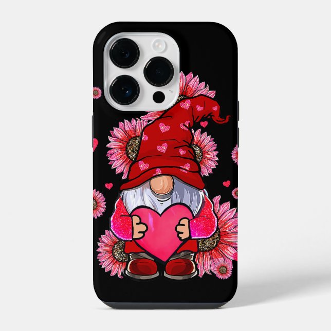 Funda Para iPhone Día de San Valentín Gnome Lovers (Reverso )