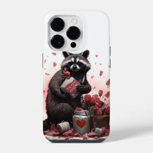 Funda Para iPhone 14 Pro Día de San Valentín poesía basura mapache