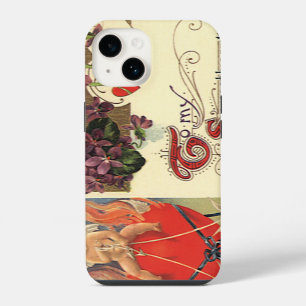 Funda Para iPhone 14 Día de San Valentín Victoriano Antiguo Para Mi Cor