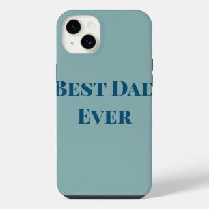 Funda Para iPhone 14 Plus Día del padre feliz azul mejor papá jamás añadir t