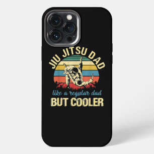 Funda Para iPhone 13 Pro Max Día del Padre Jiu Jitsu Papá Entrenamiento Vintage