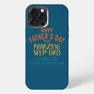 Funda Para iPhone 13 Pro Max Día del Padre padrastro Vintage 