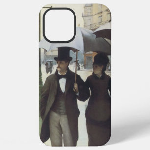 Funda Para iPhone 12 Pro Max Día lluvioso en calle de París