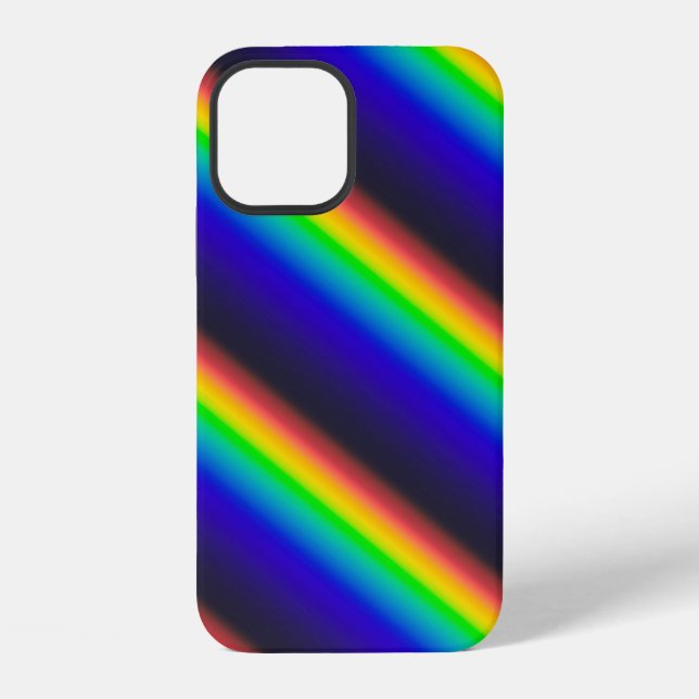 Funda Para iPhone Diagonal del espectro solar (Reverso )