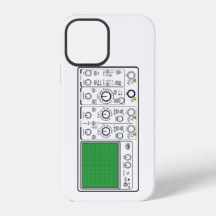 Funda Para iPhone 12 Diagrama de osciloscopio genérico de panel frontal