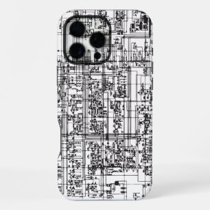Funda Para iPhone 16 Pro Max Diagrama de placa de circuito impreso electrónico
