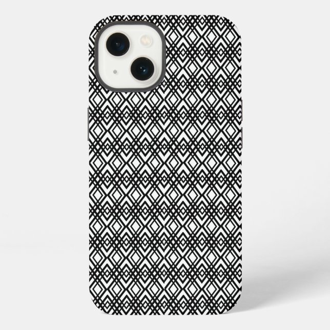 Funda Para iPhone Diamantes Art Deco (Reverso )