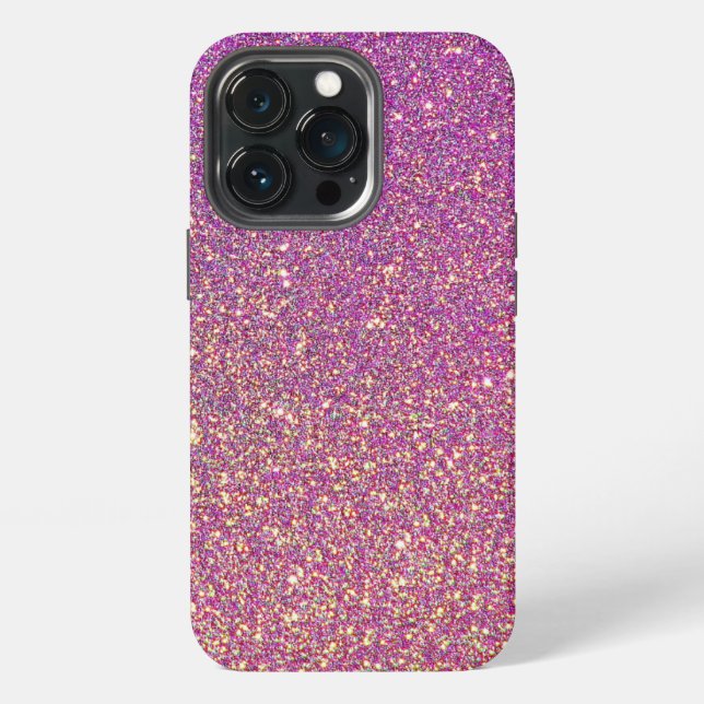 Funda Para iPhone Diamantina rosada  (Reverso )