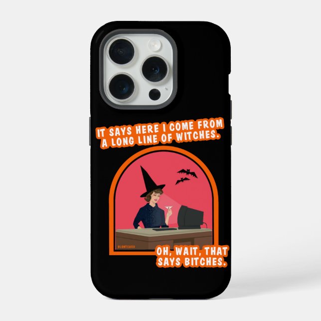Funda Para iPhone Dice aquí... (Reverso )