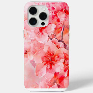 Dicha de flor de cerezo en acuarela
