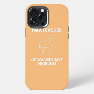 Funda Para iPhone 13 Pro Max Dicho divertido de profesor de matemáticas 