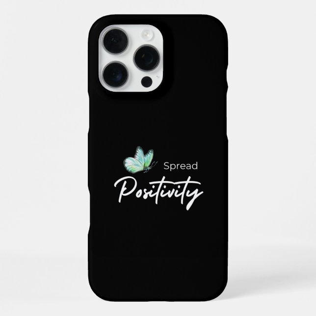 Funda Para iPhone Difundir Positividad (Reverso )