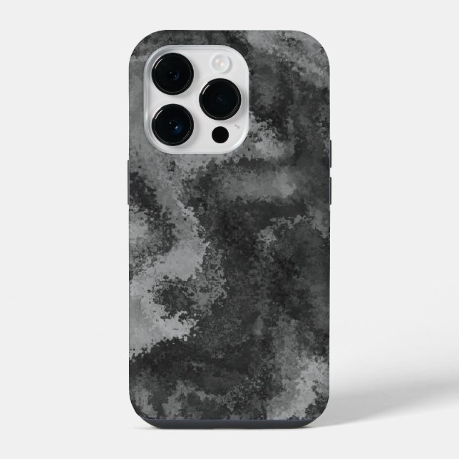 Funda Para iPhone Difusión gris abstracta (Reverso )