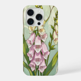 Digitales chic flor de mayo vidrio teñido