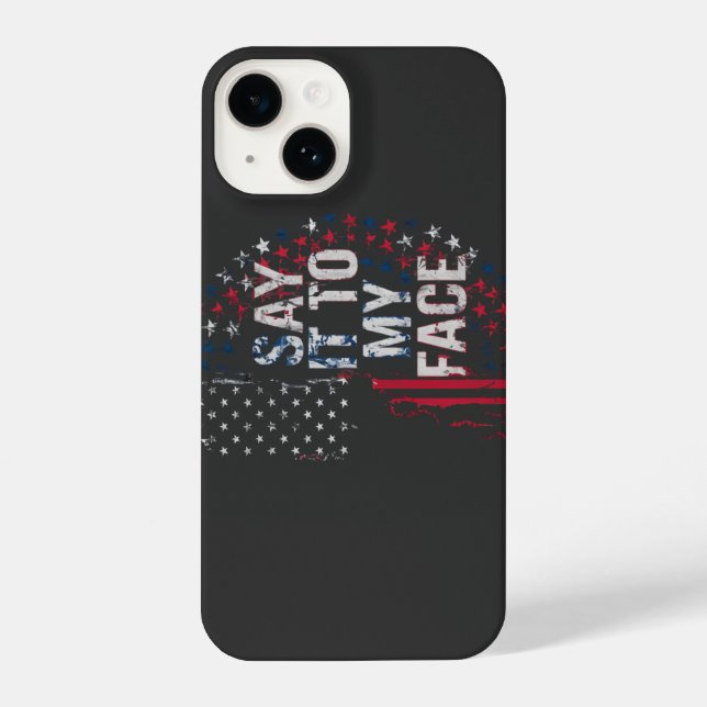 Funda Para iPhone Dilo A Mi Cara Campaña Kamala Harris 2024 (Reverso )