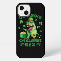 Dinosaurio santalucenario Shamrock Monedas y suert