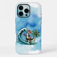 Dinosaurio tropical de surf