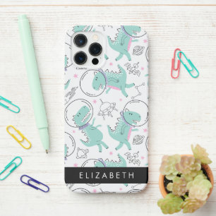 Funda Para iPhone 12 Pro Dinosaurios Espaciales, Dinosaurios Cutos, Estrell