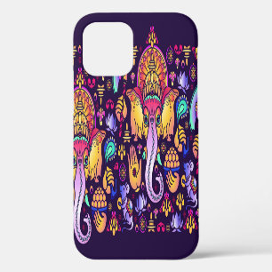Funda Para iPhone 12 Dios hindú Ganesh: Festivo sin costuras