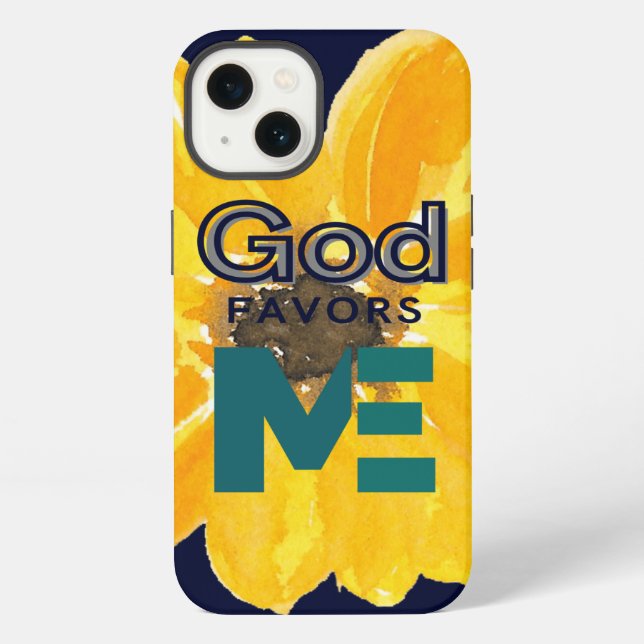 Funda Para iPhone Dios Me Favorece (Reverso )