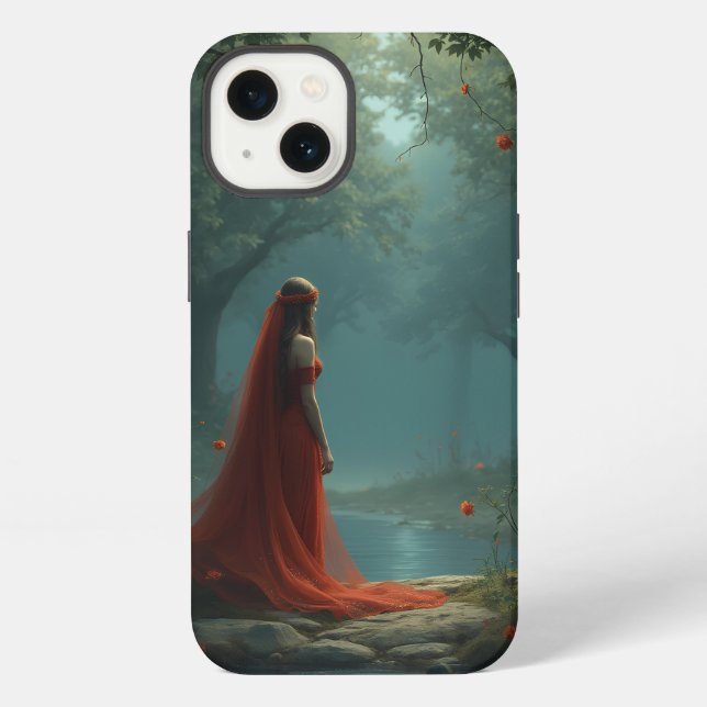 Funda Para iPhone diosa del bosque (Reverso )