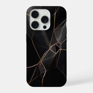 Diseño abstracto de líneas geométricas rosa dorado