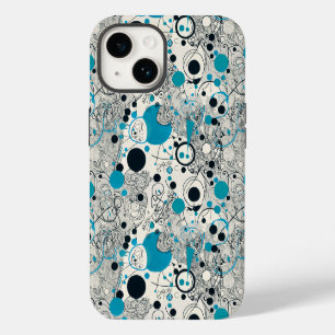 Funda Para iPhone 14 Diseño abstracto moderno, Cojín decorativo de líne