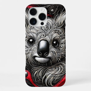 Funda Para iPhone 16 Pro Max Diseño Artístico de Oso Koala