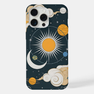 Diseño Celestial - Sol, Luna y Planetas místicos