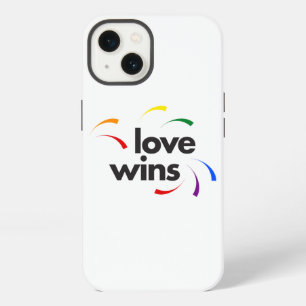 Diseño colorido, moderno y divertido de Love Wins