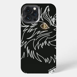 Funda Para iPhone 13 Pro Max Diseño de Amante de Gatos Adorable