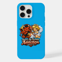 Diseño de amor del día de San Valentín de diablo y